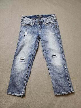 Silver Jeans Tuesday Low Capri Crop Y2k Style Jeans - Cropped Jeans / Shorts